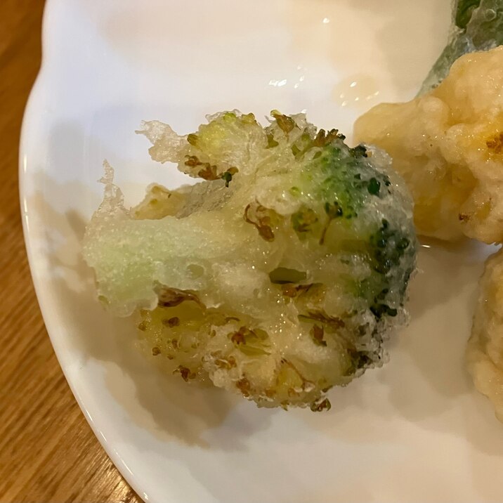 ブロッコリーの天ぷら